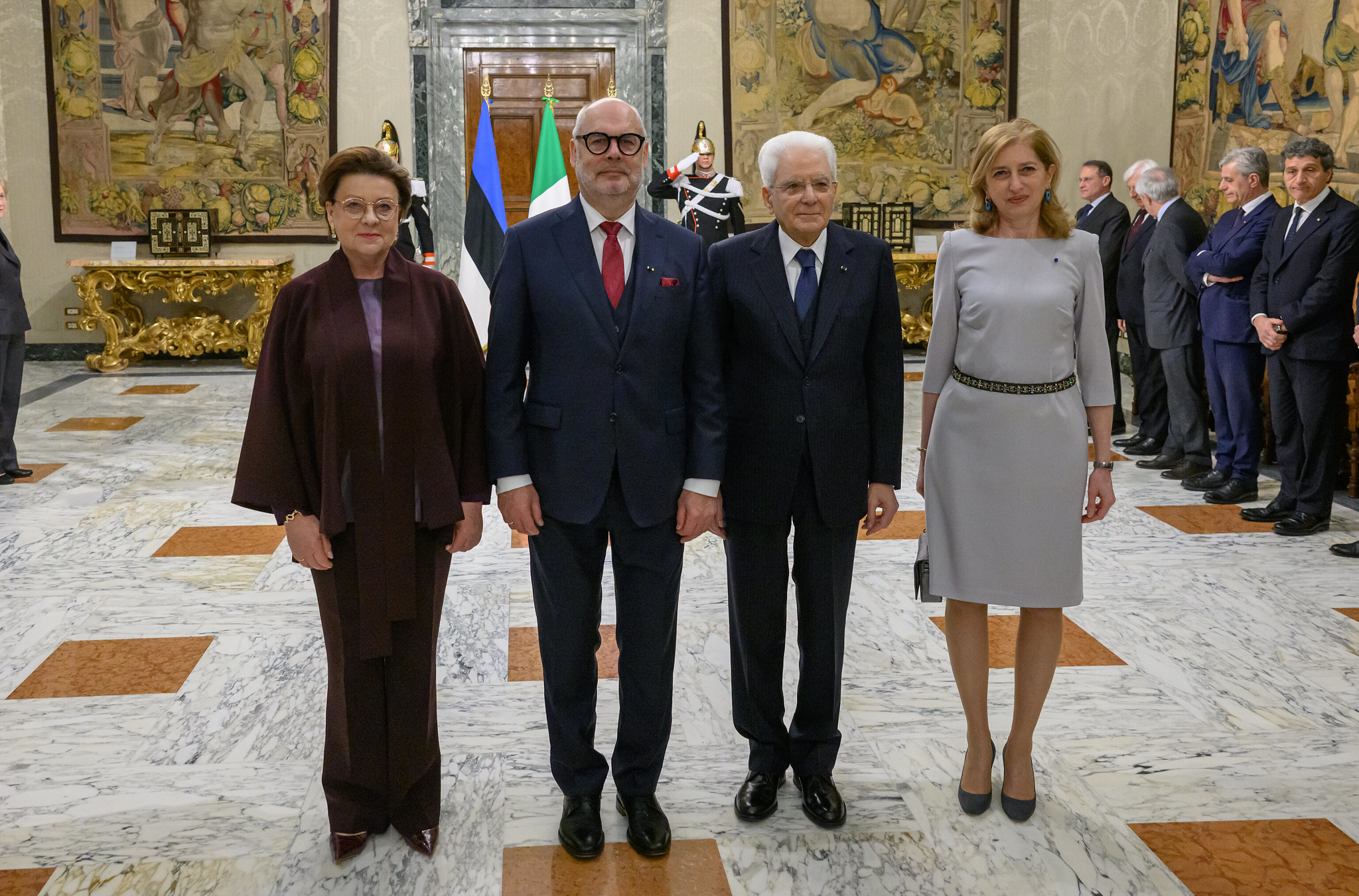 FOTOD President Alar Karis kohtus Itaalia presidendiga